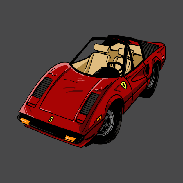 Magnum PI Ferrari by ctupa