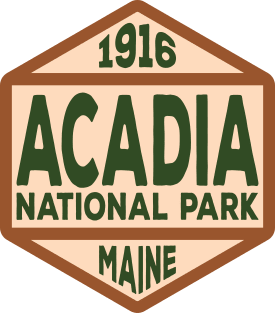 Acadia National Park badge Magnet