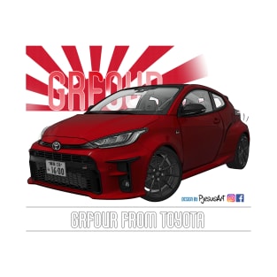 Toyota GRFOUR Emotional Red T-Shirt