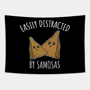 Easily Distracted By Samosas Tapestry