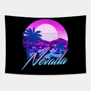 Vaporwave Nevada Tapestry