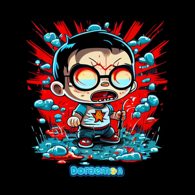 Angry Baby Nobita by gblackid