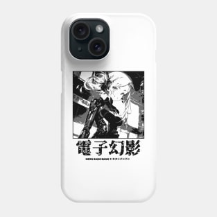 Japanese Aesthetic Cyberpunk Girl Manga Style Phone Case