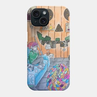 Pumpkin House on Halloween Phone Case