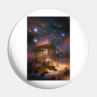 Starry Night Library | National library week | literacy week Pin