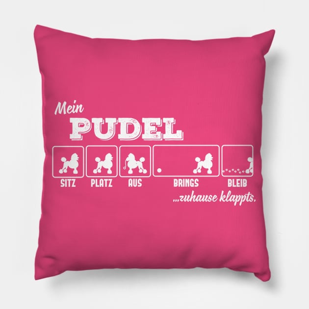 Poodle Pillow by nektarinchen