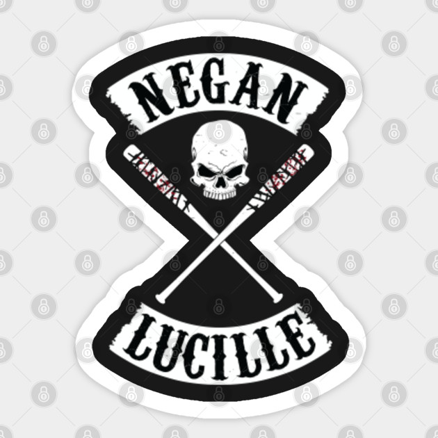 The Walking Dead Negan Lucille Negan Sticker Teepublic