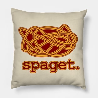 Spaget. (weird spaghetti) Pillow