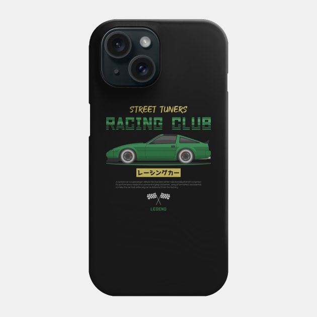 Tuner Green 300ZX Z31 JDM Phone Case by GoldenTuners