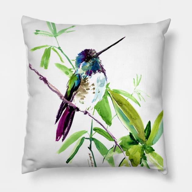 Hummingbird on Tree Pillow by surenart