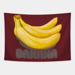 Yellow Banana Tapestry