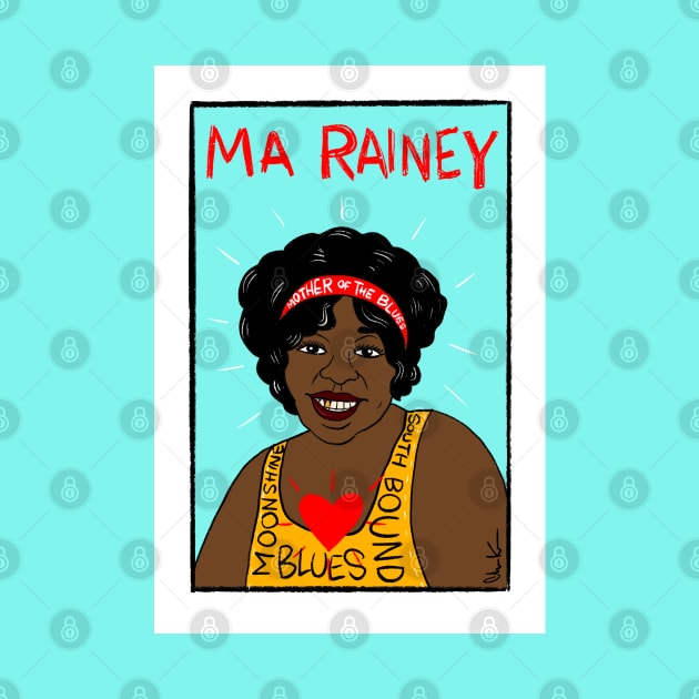 MA Rainey by krusefolkart