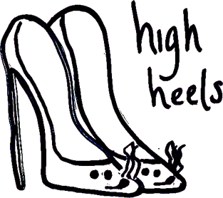 high heels Magnet