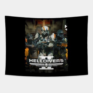 HELLDIVERS 2 BOOTLEG MERCH Tapestry