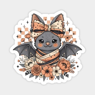 Coquette Cutie Bat – Halloween Florals & Bows Edition Magnet