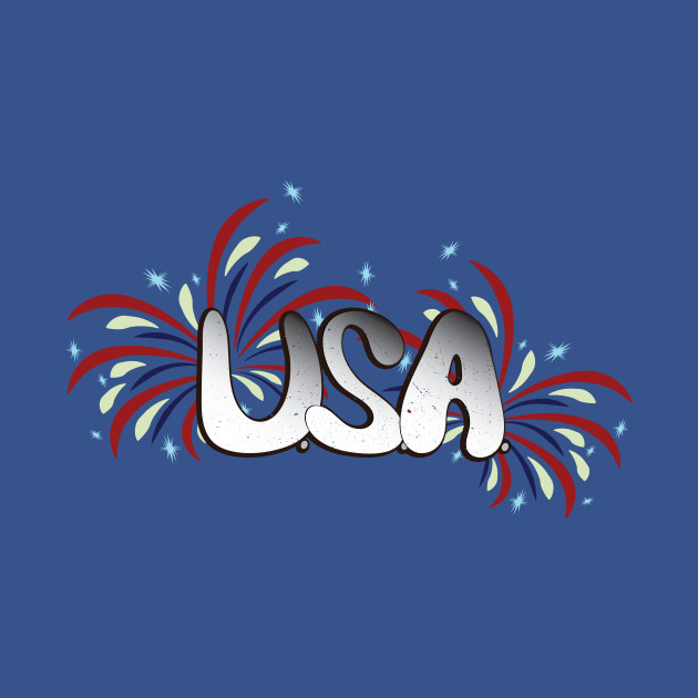 Discover USA Fireworks - 4th Of July - T-Shirt