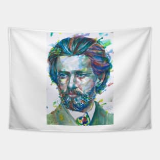 PYOTR ILYICH TCHAIKOVSKY - watercolor portrait .4 Tapestry