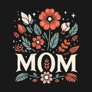 Mom Floral Art T-Shirt