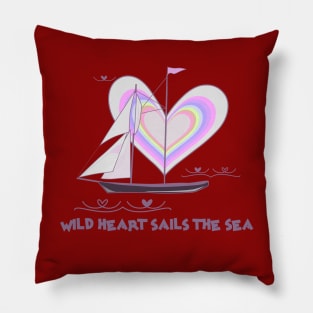 Wild Hearts Sails Pillow