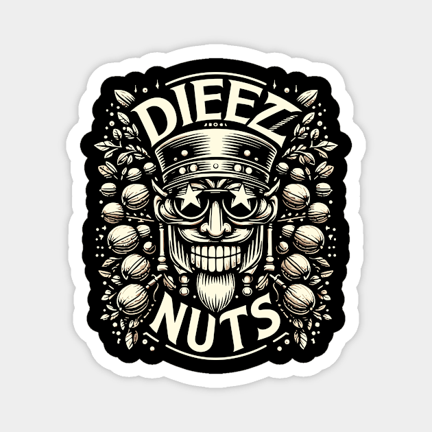 deez nuts Magnet by Rizstor