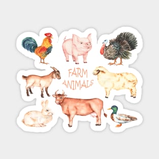 Farm Animals Magnet