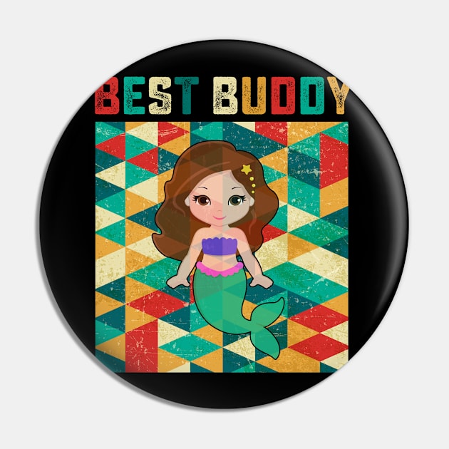 Best Buddy Mermaid Pin by danieldamssm