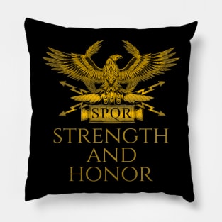 Ancient Rome SPQR Roman Legion Eagle Aquila Military History Pillow