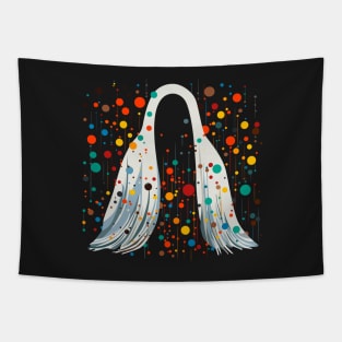 Halloween Dot Scary Frightening Spooky And Spectacular Ghost Colorful Tapestry