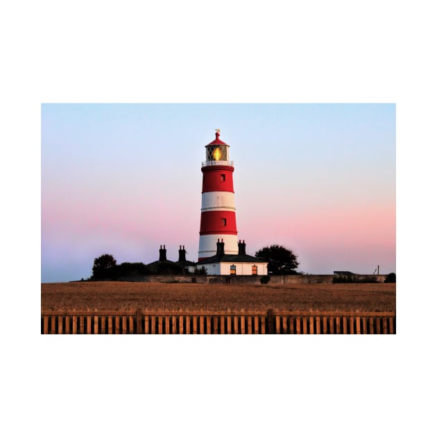 Happisburgh lighthouse shining by avrilharris