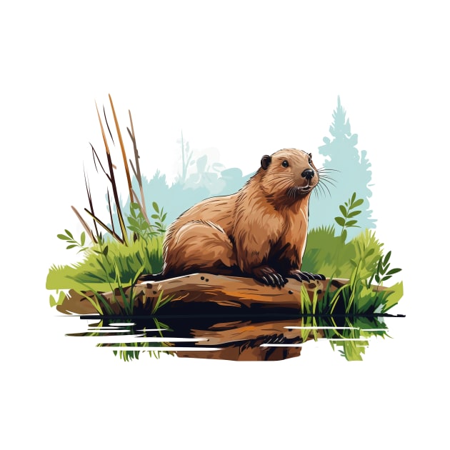 I Love Beaver by zooleisurelife