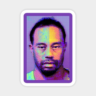 Tiger Woods Mugshot Magnet