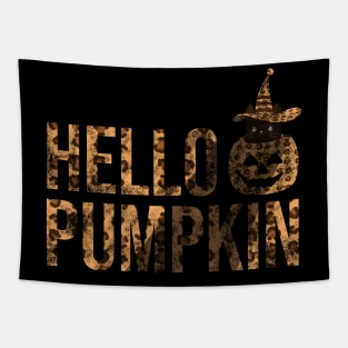 Vintage Hello Pumpkin Tapestry