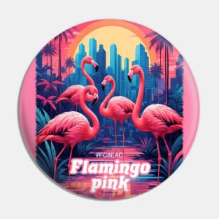 Flamingo Pink Pin