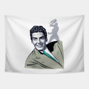 Victor Mature - An illustration by Paul Cemmick Tapestry