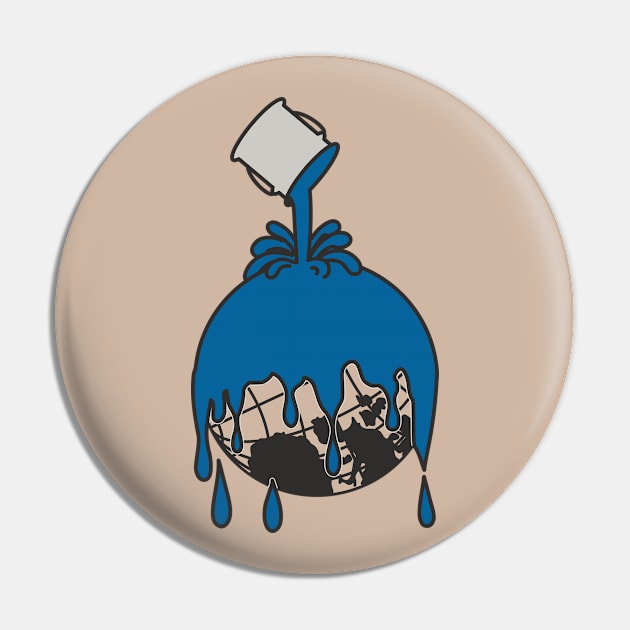 Real Paint (Blue) Pin by rikarts