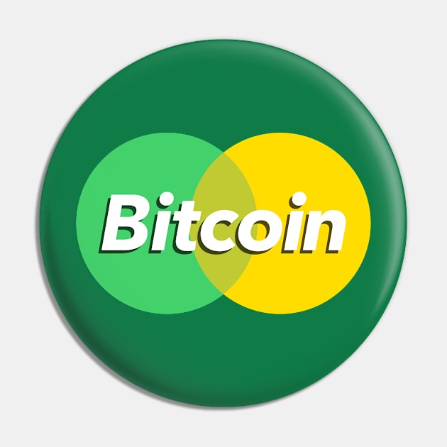 Mastercoin Bitcoin Pin by tshirtbaba