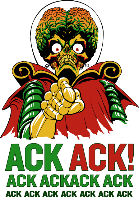 Ack Ack! Ack Ackack Ack Kids T-Shirt by mercenary
