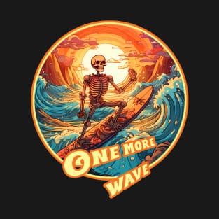 Halloween Surfer skeleton T-Shirt