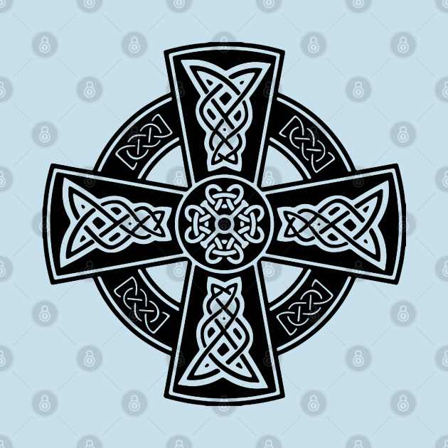 Celtic High Cross Decorative Knotwork 13 by taiche