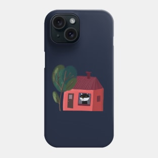 Red house Phone Case