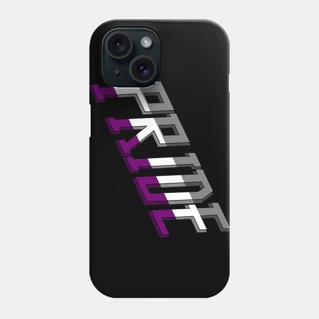 Asexual Pride Phone Case by testamentcrux