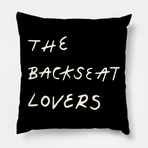 The Backseat Lovers Pillow by Luis Vargas