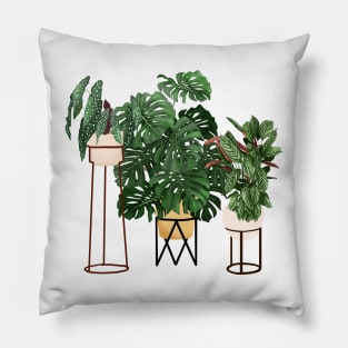 Potted Plants 12 Pillow