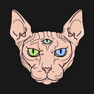 Third Eye Sphynx Cat T-Shirt