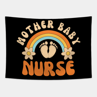 Postpartum Mother Baby Nurse Mom Baby Postpartum Nursing Tapestry