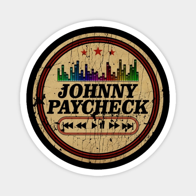 Graphic Johnny Name Retro Distressed Cassette Tape Vintage Magnet by On Dragon Wings Studios