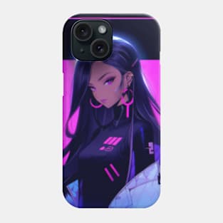 Beautiful Cyber Anime Girl Phone Case