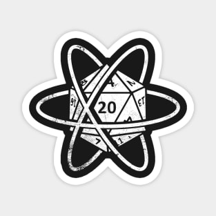 Retro Roleplaying Game D20 Atom Magnet