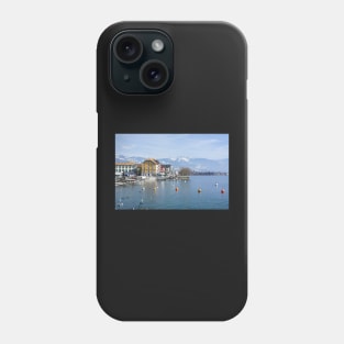 Vevey on the lake Geneva in Switzerland Phone Case