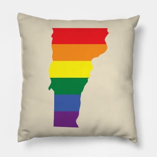 Vermont state LGBT Pride Pillow